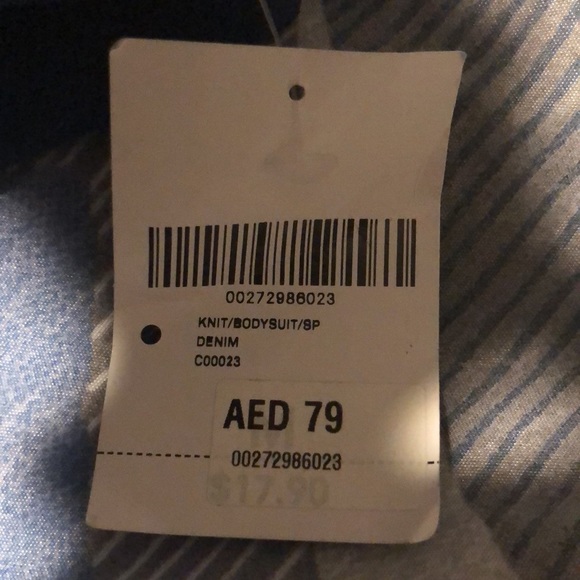 NWT forever 21 denim body suit. - Picture 2 of 2